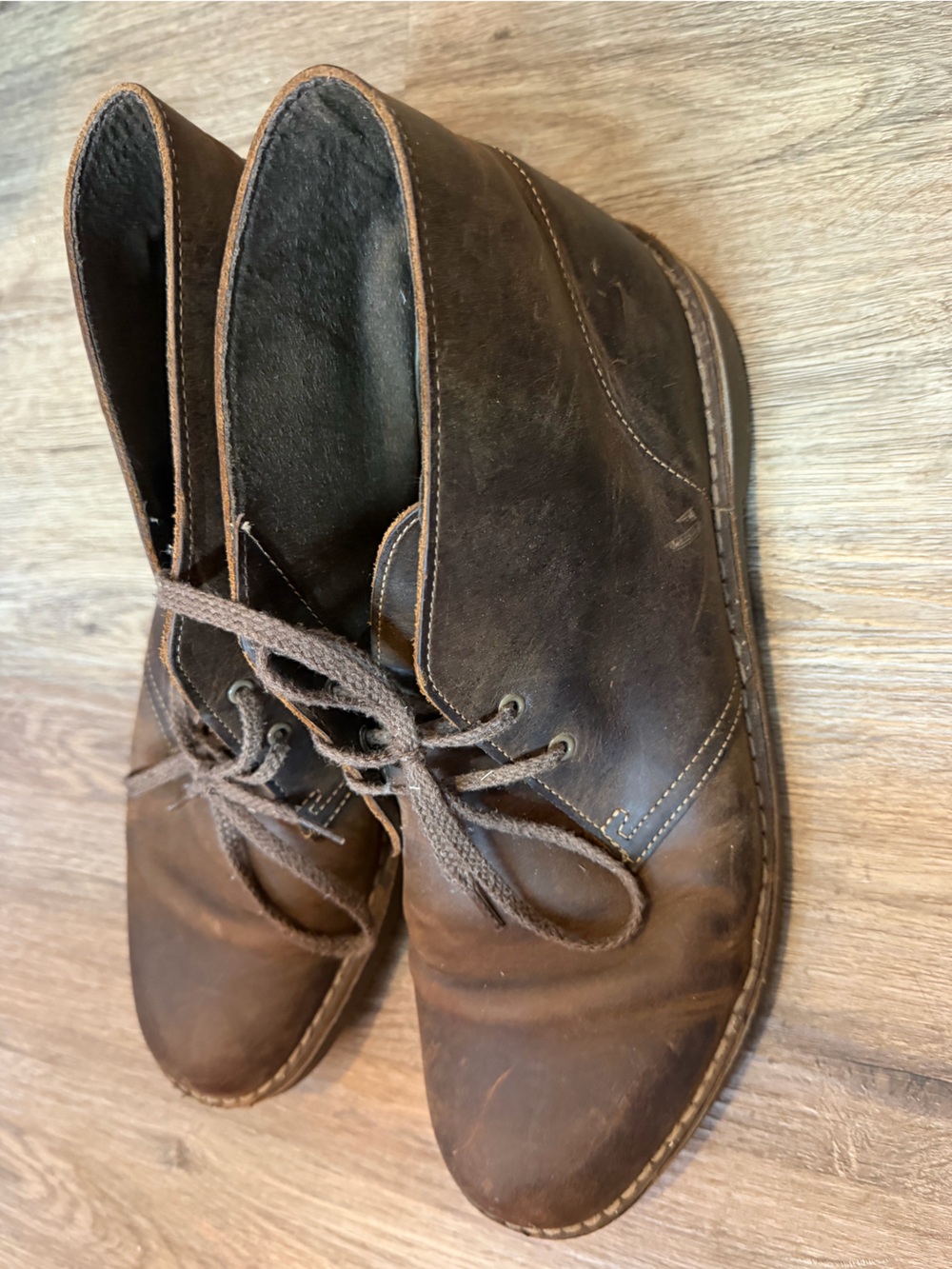 Clarks Brown Leather shoes